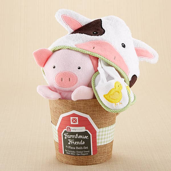 Farmhouse Friends 4-Piece Bath Set