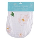 2-in-1 Burp Cloth + Bib: Magnolia-1