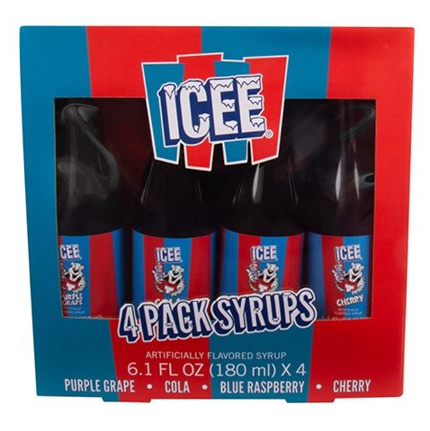 ICEE 4pk Syrups