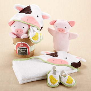 Farmhouse Friends 4-Piece Bath Set