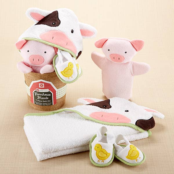 Farmhouse Friends 4-Piece Bath Set