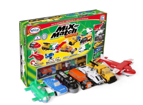 Magnetic Mix or Match: Vehicles