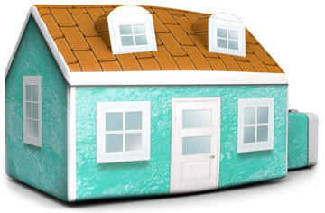 Inflatable Fort: Cabin Playhouse