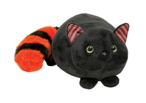 Black Cat w/Orange Striped Tail
