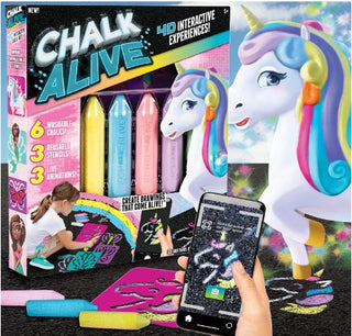 Chalk Alive: Unicorn/Mermaid/Butterfly