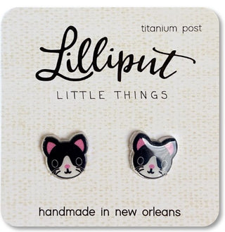 Cute Black Cat Earrings