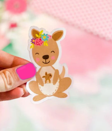 Kangaroo Vinyl Sticker