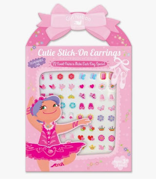 Pretty Ballerina Cutie Stick On Earrings