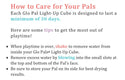 Glo Pals: 4pk Purple Cubes