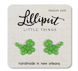 Mardi Gras Bead Dog: Green