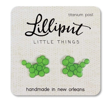 Mardi Gras Bead Dog: Green