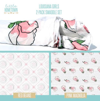 Swaddle Blanket: Louisiana Girl