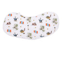 2-in-1 Burp Cloth + Bib: Mississippi-2