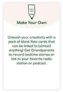 Yoto Make-Your-Own Cards (5 Pack)