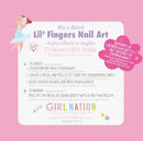 Pretty Ballerina Lil Fingers Nail Art-4