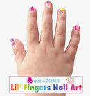 Pretty Ballerina Lil Fingers Nail Art-3