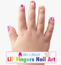 Pretty Ballerina Lil Fingers Nail Art