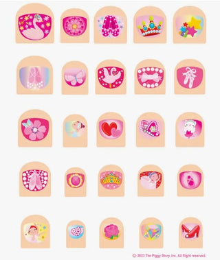 Pretty Ballerina Lil Fingers Nail Art