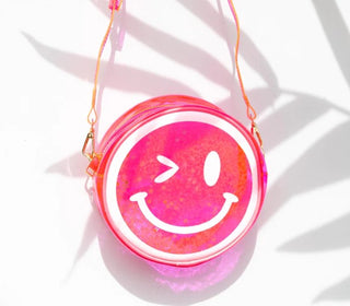 Jelly Handbag: Pink Smiley