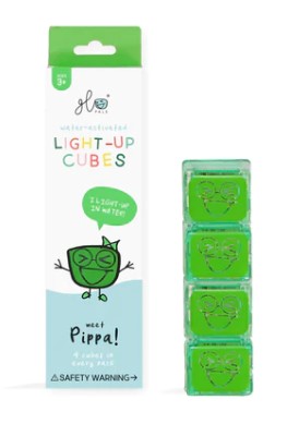 Glo Pals: 4pk Green Cubes