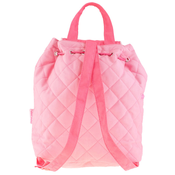 Quilted Backpack: Pink Ballet