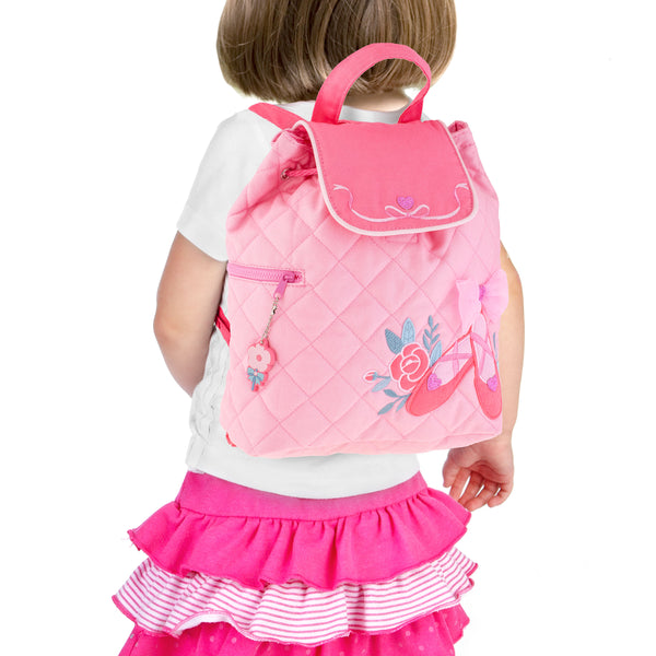 Quilted Backpack: Pink Ballet