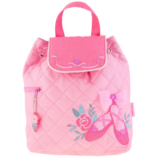 Quilted Backpack: Pink Ballet