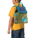 Quilted Backpack: Train