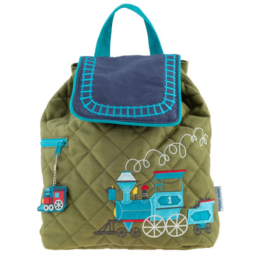 Quilted Backpack: Train