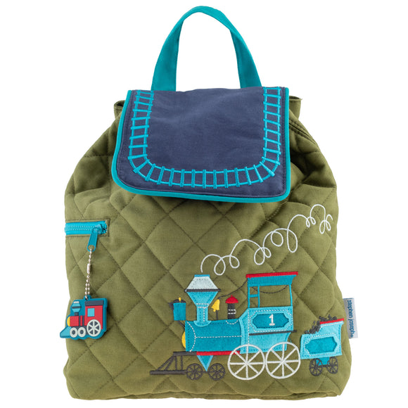 Quilted Backpack: Train