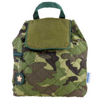 Quilted Backpack: Camo