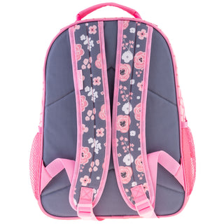 Backpack: Charcoal Flower