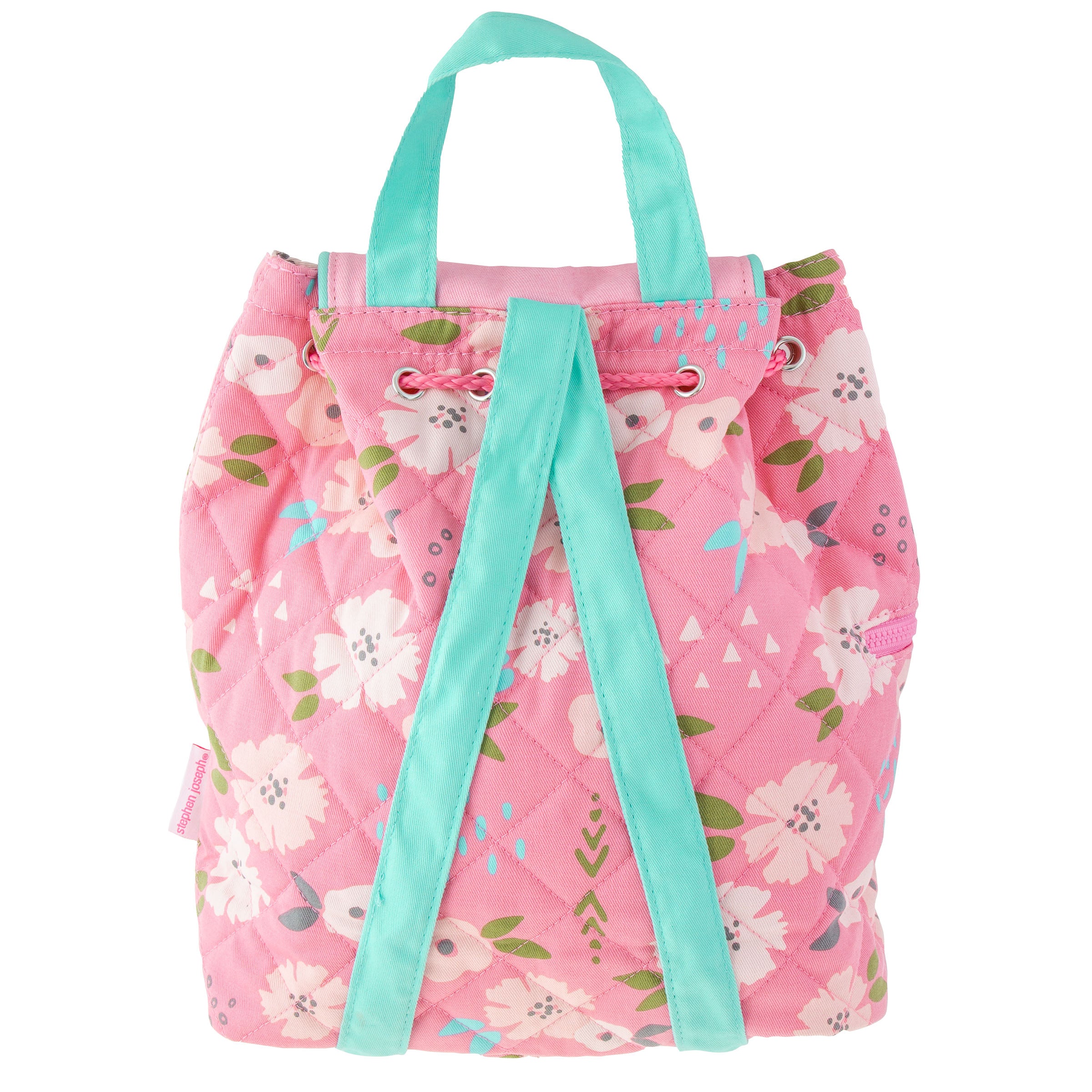 Quilted Backpack: Flower - 0
