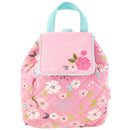 Quilted Backpack: Flower-1