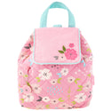 Quilted Backpack: Flower
