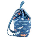 Quilted Backpack: Shark
