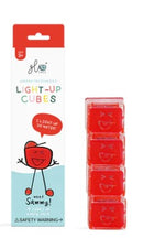 Glo Pals: 4pk Red Cubes-1