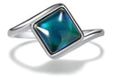 Sterling Silver Square Mood Ring