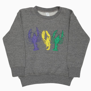 Mardi Gras Crawfish Trio Sweatshirt