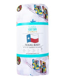 Swaddle Blanket: Texas Baby-1