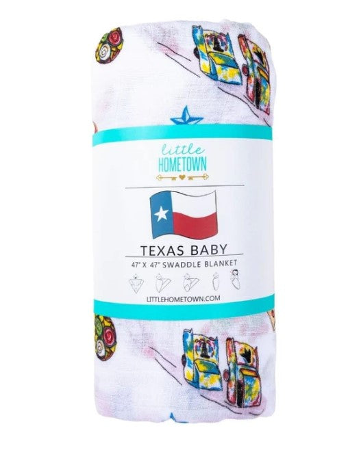 Swaddle Blanket: Texas Baby