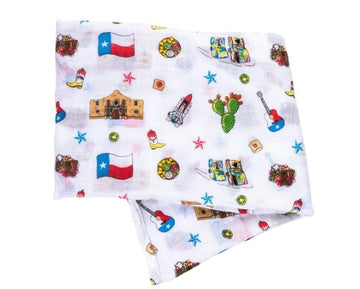 Swaddle Blanket: Texas Baby - 0