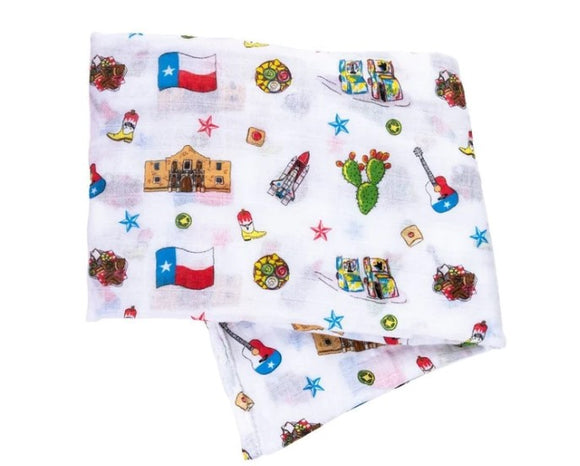 Swaddle Blanket: Texas Baby