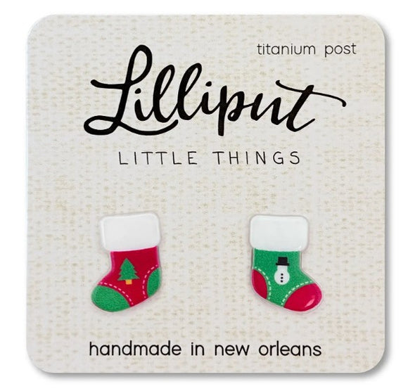 Christmas Stocking Earrings
