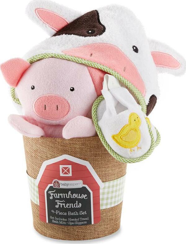 Farmhouse Friends 4-Piece Bath Set