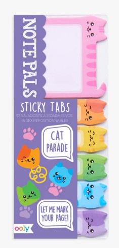 Note Pals Sticky Note Tabs - Color Cats
