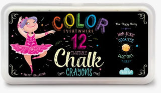 Pretty Ballerina Color Everywhere Twistable Chalk Crayons