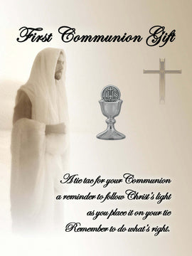 First Communion Chalice Tie Pin (FCTP-Silver)