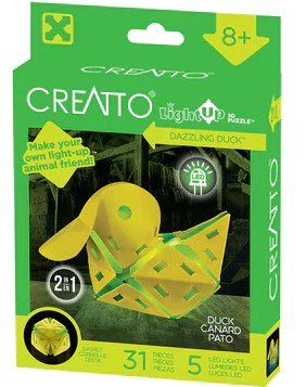 Creatto: Dazzling Ducky - Light up 3D Puzzle