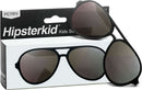 Hipsterkid Aviator Sunglasses - Black, 3-6